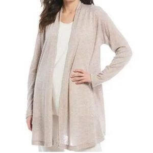 Bryn Walker James Cardigan Lyocell Knit Sand Size S